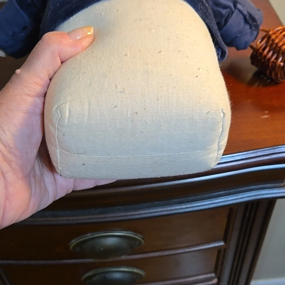 Vintage Weighted Fabric Target Christmas Snowman
